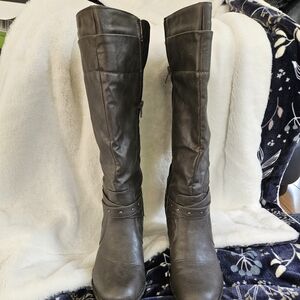 Elegant Brown Knee-High Boots
